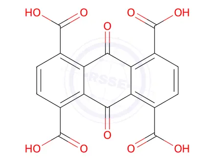 Chemical structure of 9,10-Dioxo-9,10-dihydroanthracene-1,4,5,8-tetracarboxylicacid