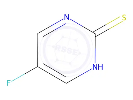 Chemical structure of 2(1H)-Pyrimidinethione, 5-fluoro-(9CI)