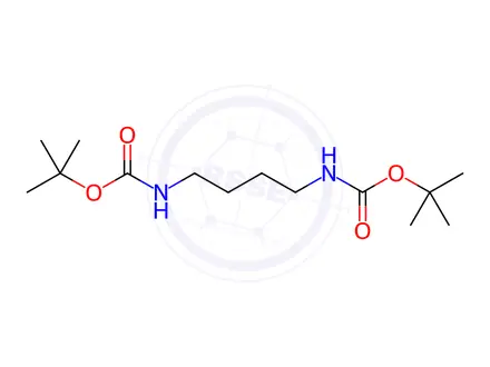 Chemical structure of N,N'-Di-boc-1,4-butanediamine