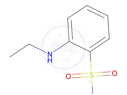 Chemical structure of 2-(ethylamino)benzene-1-sulfonamide