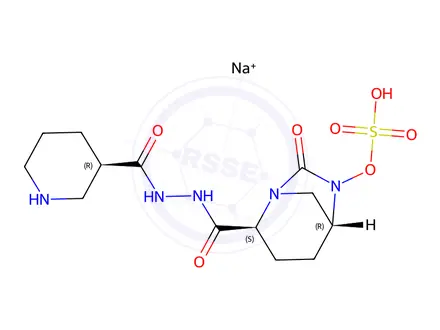 Chemical structure of Zidebactam Sodium