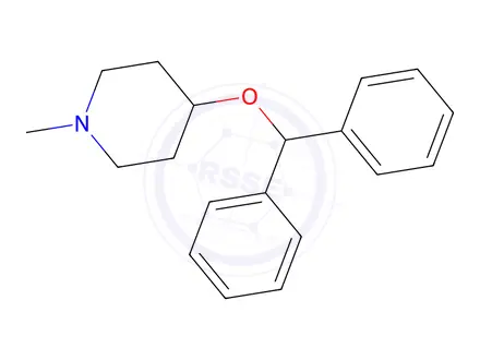 Chemical structure of Diphenylpyraline