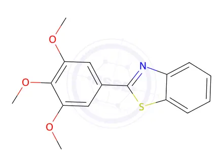 Chemical structure of 2-(3,4,5-Trimethoxyphenyl)benzo[d]thiazole