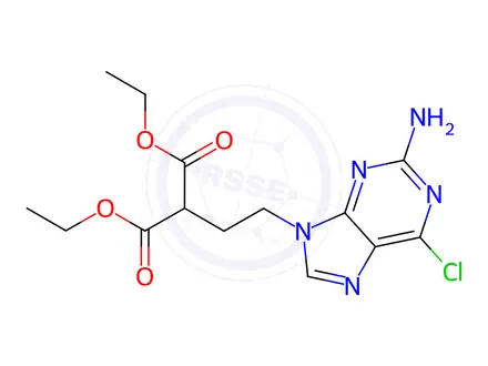 Chemical structure of Diethyl Decarboxylated Compound