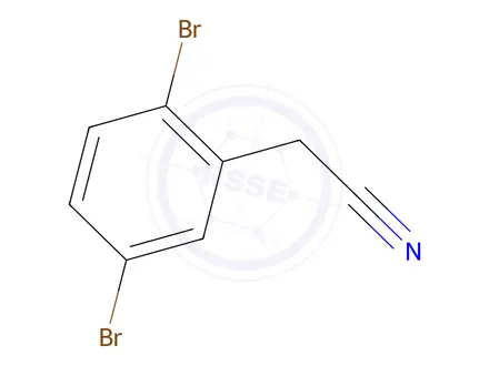 Chemical structure of 2-(2,5-Dibromophenyl)acetonitrile
