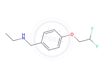Chemical structure of N-(4-(2,2-difluoroethoxy)benzyl)ethanamine