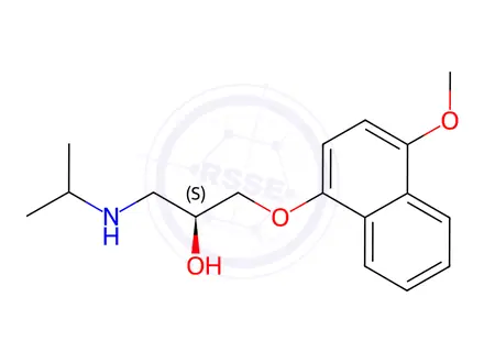 Chemical structure of Propranolol Hydrochloride Impurity 25