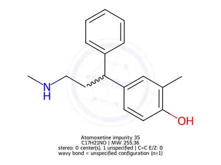 Chemical structure of Atomoxetine Impurity 91