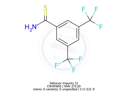 Chemical structure of Selinexor Impurity 20