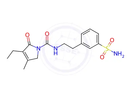 Chemical structure of Glimepiride Impurity A