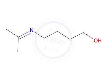 Chemical structure of 4-(propan-2-ylideneamino)butan-1-ol
