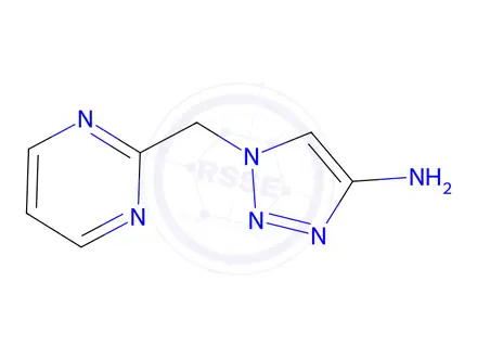 Chemical structure of 1-(Pyrimidin-2-ylmethyl)-1h-1,2,3-triazol-4-amine