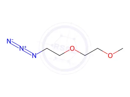 Chemical structure of m-PEG2-azide