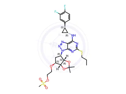 Chemical structure of Ticagrelor Impurity 379