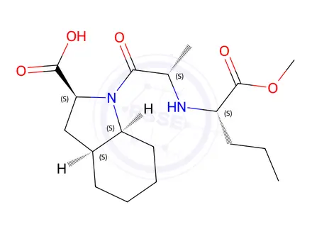 Chemical structure of Perindopril EP impurity M
