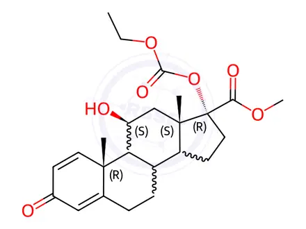 Chemical structure of Prednisolone Impurity 6