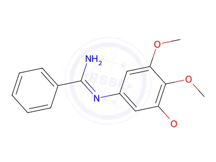 Chemical structure of N-(3,4,5-Trimethoxyphenyl)benzamidine
