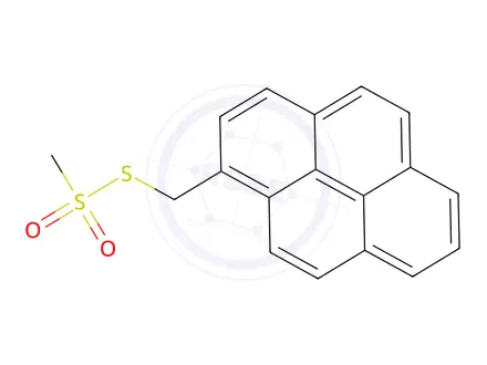 Chemical structure of 1-Pyrenylmethyl Methanethiosulfonate