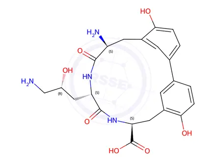 Chemical structure of biphenomycin B