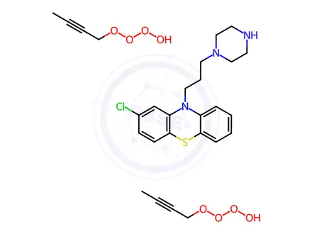 Chemical structure of Azaclorzine maleate