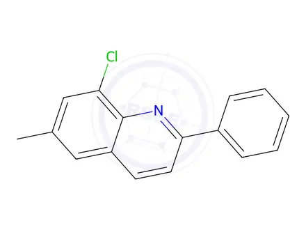 Chemical structure of 8-Chloro-6-methyl-2-phenylquinoline