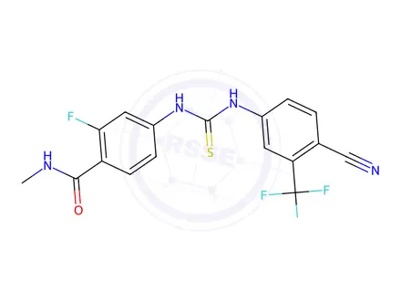 Chemical structure of Enzalutamide Impurity C