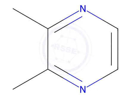 Chemical structure of 2,3-DIMETHYL PYRAZINE