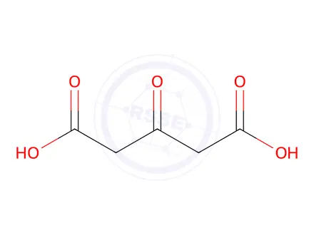 Chemical structure of 1,3-Acetonedicarboxylic acid