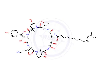 Chemical structure of Caspofungin Impurity 56
