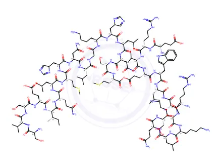 Chemical structure of pTH (1-31) amide (human)