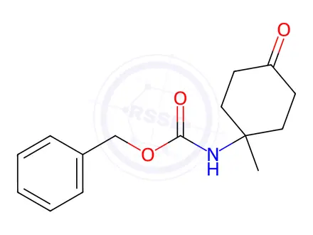Chemical structure of benzyl N-(1-methyl-4-oxocyclohexyl)carbamate