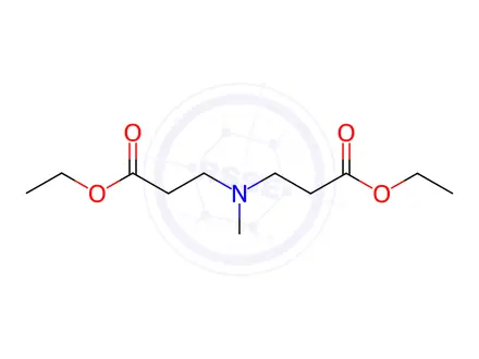 Chemical structure of Diethyl 3,3'-(methylazaneDiyl)Dipropanoate