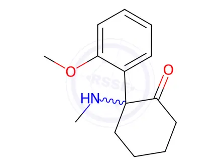 Chemical structure of Ketamine Impurity 11 Monomer