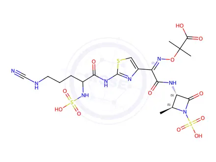Chemical structure of Aztreonam Impurity 84