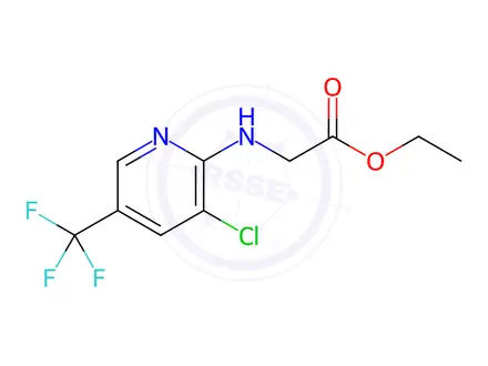 Chemical structure of Ethyl (3-Chloro-5-(trifluoromethyl)pyridin-2-ylamino)acetate