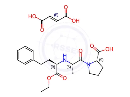 Chemical structure of Enalapril EP Impurity A(Maleate)