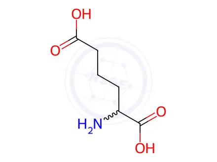 Chemical structure of DL-2-Aminoadipic Acid