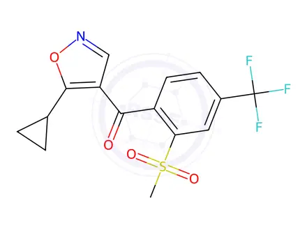 Chemical structure of Isoxaflutole