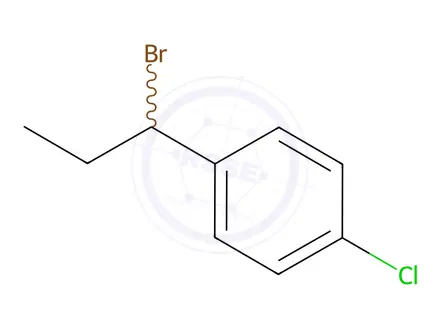 Chemical structure of 1-(1-bromopropyl)-4-chlorobenzene