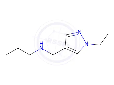 Chemical structure of (1-ethyl-1H-pyrazol-4-yl)methyl]propylamine