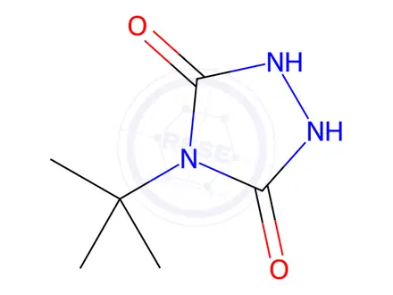 Chemical structure of 4-tert-butyl-1,2,4-triazolidine-3,5-dione