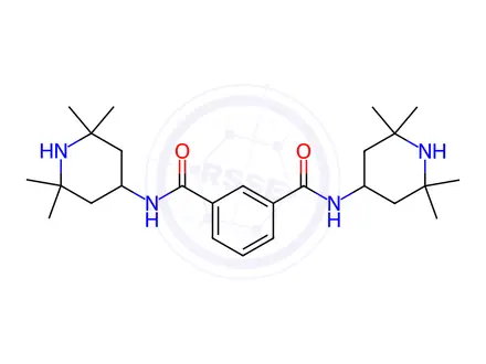 Chemical structure of N1,N3-bis(2,2,6,6-Tetramethylpiperidin-4-yl)isophthalamide