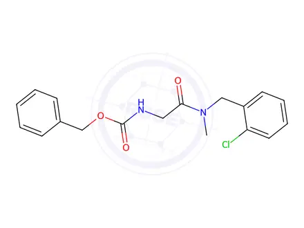 Chemical structure of Benzyl (2-((2-chlorobenzyl)(methyl)amino)-2-oxoethyl)carbamate