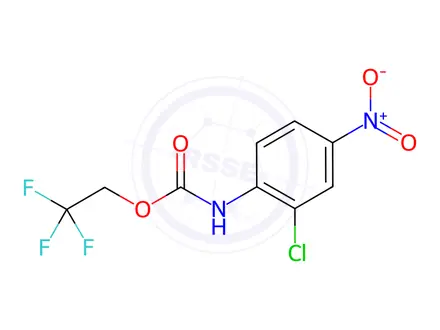 Chemical structure of 2,2,2-Trifluoroethyl n-(2-chloro-4-nitrophenyl)carbamate