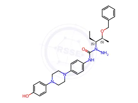 Chemical structure of Posaconazole Impurity 32