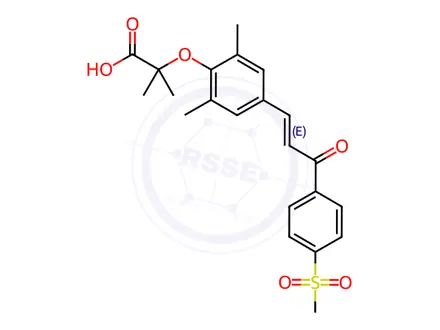 Chemical structure of Elafibranor Impurity 4