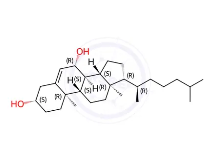 Chemical structure of 7-β-Hydroxycholesterol