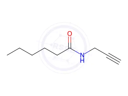 Chemical structure of N-Prop-2-ynylhexanamide