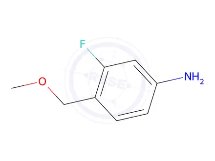 Chemical structure of 3-Fluoro-4-(MethoxyMethyl)aniline