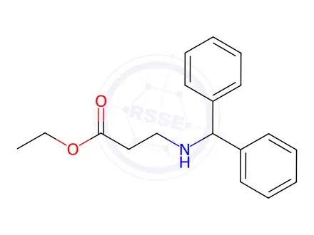 Chemical structure of Ethyl 3-[(diphenylmethyl)amino]propanoate